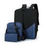 Most Popular 3 1 Multi-Functional Office Laptop Backpack Set Unisex Softback Bag USB Charging Port Polyester Lining Zipper