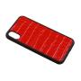 Full Grain Embossed Crocodile Leather Phone Cover For iPhone X/Xs/Xs Max