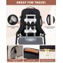 Waterproof 40L Carry on Travel Essentials Bag with 3 Packing Cubes TSA-friendly Large Travel laptop Backpack for Women & Men