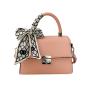 Fashion Lady Designer Bags Scarf &metal Lock Zipper Flap Pattern Cross Body Purse Women Modern Classic Style Sling Messenger