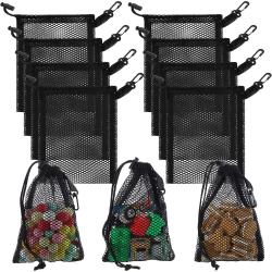 Gelory Wholesale Factory Custom Logo Mesh Drawstring Bag Unisex Outdoor Gym Beach Drawstring Bags