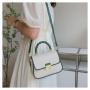 2024 new temperament small package design women's fashion single shoulder crossbody bag simple handbag small square bag