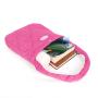 CHANGRONG Custom Lightweight Pink Quilted Larger Nylon Puffer Bag Fashion Soft Cotton Padded women shopping tote bag