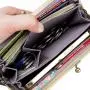 XL266 Hot Sale Fashion Design Women Wallet American Vintage Clip Bags Long Handhelding Wallet Double Zipper Coin Purse