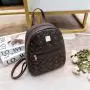 Factory Wholesale Large capacity embroidered women's pu leather printed backpack bags for women Korean student backpacks