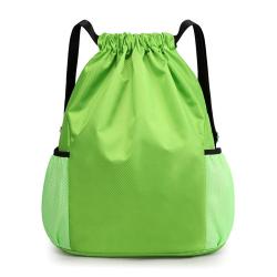 Promotional Lightweight Waterproof Basketball Sports Bag Large Capacity Waterproof Fitness Gym Drawstring Backpack Bag