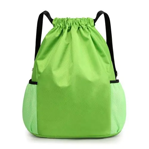 Promotional Lightweight Waterproof Basketball Sports Bag Large Capacity Waterproof Fitness Gym Drawstring Backpack Bag