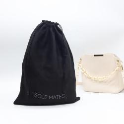 Eco-Friendly High Quality Suede Drawstring Shoes Bag Suede Dust Bag For Handbag