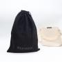 Eco-Friendly High Quality Suede Drawstring Shoes Bag Suede Dust Bag For Handbag