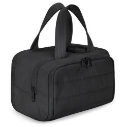 Custom logo Puffy Cosmetic Makeup Bag Organizer Lightweight Large Wide-open Travel Toiletry Bag for Women 2024