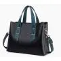 New Trendy PU Leather Women's Crossbody Handbag Fashionable Large Capacity Ladies Purses Zipper Closure Two Portable Handles