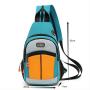 Gelory Custom Logo Crossbody Bag Waterproof Chest Bag Men Women Messenger Bags With Headphone Hole