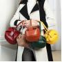 Hot Sales Genuine Leather Wrist Bag Dumpling Shape Designer Mini Bags For Ladies