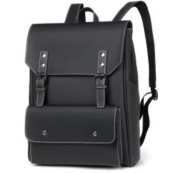 KBW034 New Men's Backpack PU Leather Computer Backpack Large Capacity Travel Backpack Business Commuting Bag