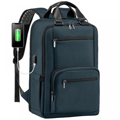 LOVEVOOK Quality Multi-function University Student School Oxford Bags TSA Friendly Laptop Backpack With USB Charging Port Unisex