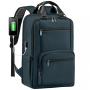 LOVEVOOK Quality Multi-function University Student School Oxford Bags TSA Friendly Laptop Backpack With USB Charging Port Unisex