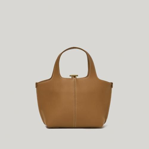 2024 Custom Leather Vintage Sling Fashion Pu Leather Women Handbags Ladies Large Capacity Tote Bag