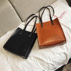 Foreign Trade Crocodile Grain Women Handbags Wholesale Fashion Portable Pu Bag  Wear Cross-body Single Shoulder Leisure Bag