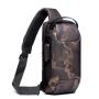 Fashion Waterproof Sports Diagonal Backpack Anti-theft Password Lock Men's Chest Bag Oxford Cloth Solid Shoulder Bag