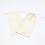 Eco Friendly Natural Cotton Pouch Cloth Packaging Drawstring Gift Organic Muslin Cotton Shopping Dust Bag With Cotton String