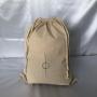 Custom Logo Printed Cotton Linen Jute Bag With String