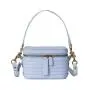 2024 Custom Embroidery Vegan Leather Cosmetic Bag Case For Women Handbag Purse