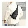 ZR855 Man Chest Bag New Waterproof Shoulder Bag Sports Travel Crossbody Leisure Solid Color Print logo Business High Quality Bag