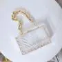 2024 Fashion Acrylic Clear Purse Cute Transparent Candy Crossbody Bag Handbag Chain Shoulder Evening Clutch Bag