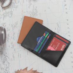 Wholesale Custom Logo Business Unisex Men's Genuine Leather Wallets Open Pu Wallet Id Bifold Card Holder Ultra-Thin Wallet Rfid