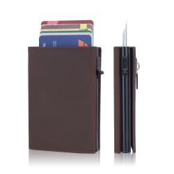 Pop Up Wallet Aluminum Card Holder Metal RFID Blocking Slim Card Holders Card Case Credit ID Wallet