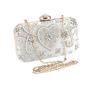 2022 Ladies Designer Bags High Quality Dazzling Shiny Pearl Diamond Clasp Women Crystal Purse Evening Handbags Wedding Clutch