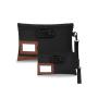 Lock Money cash bag pouch Durable Canvas Bank Bag for Cash Passports Notary Supplies with lock