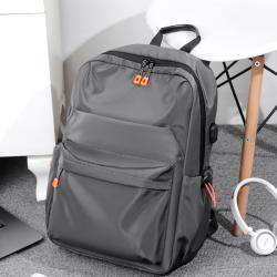 Custom Logo Schoolbag 2024 New Oxford Canvas Outdoor Travel USB Backpack Male