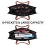 2022 new LOVEVOOK wholesale ladies 2pcs handbags sets fashion shoulder bags women laptop bags travel shopping office tote bags