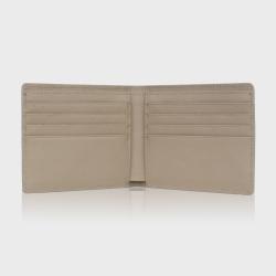 Factory custom lychee pattern men wallet leather card wallet rfid blocking pu men's wallet