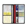 ZR378 Document Bag RFID Travel Passport Jacket Wallet Long Anti-theft Swipe Card Bag Multifunctional Waterproof Handheld Bag