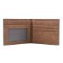 RFID protection artificial leather bifold slim men wallet custom in vertical horizontal