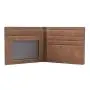 RFID protection artificial leather bifold slim men wallet custom in vertical horizontal