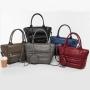 2024 Custom Quilted PU Leather Tote Bag Handbag For Women Luxury With Pouch Purse