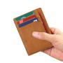 New Fashion Bank Card Holder Leather Business Credit Card Holder Ultra Slim Leather Card Holder