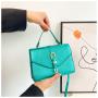 2023 New Fashion One Shoulder Small Square Bag Litchi Pattern Magnetic Buckle High Capacity Handbag Bag Ladies