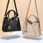 2024 Fashion ladies PU handle leather handbags shoulder luxury handbags woman bags luxury bag