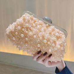 sac tendance 2024 Fall and winter new banquet Pearl bag dinner bags Fashion luxury pearl handbag for women  Clutch Purses