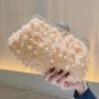 sac tendance 2024 Fall and winter new banquet Pearl bag dinner bags Fashion luxury pearl handbag for women  Clutch Purses