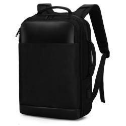 Large-Capacity Double-Layer Notebook Laptop Backpack Simple Business Travel Backpack Waterproof with Zipper Gift Printing