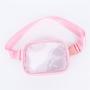 Keymay 2023 New Design 5 Colors RTS Stock Pvc Clear Trending Women Crossbody Bag Waterproof Fanny Pack Waist Bag Clear Belt Bag