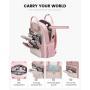 15.6 17 Inch Laptop Backpack with USB Port for Woman  Lightweight Casual Daypacks Travel Work Business College womens backpacks