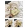 Trending  Bolsos Lock Shoulder Bag Solid Color Crossbody Bags For Women