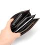 ZF374 Genuine Leather Women Long Wallet Women Purse Zipper Hasp Coin Purse Designer Wallet Card Holder Folding Card Bag