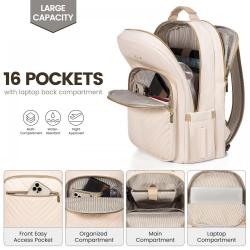 LOVEVOOK Wholesale 14 15.6 17 Inch Work Computer Bagpack Large Fashion Nylon Travel School Bag women Ladies Laptop Backpacks
